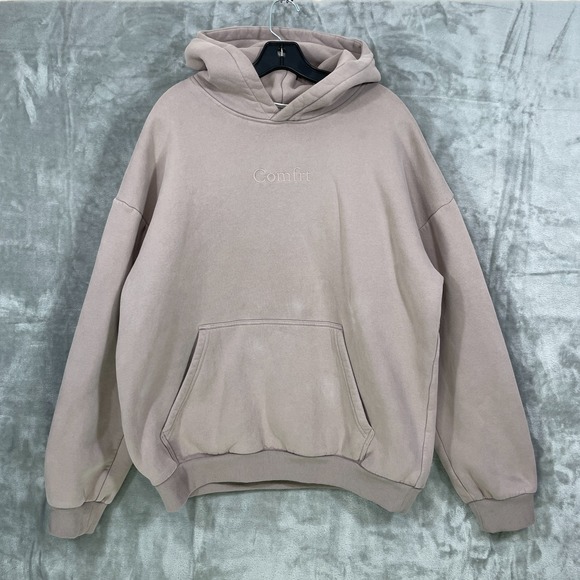 Comfrt Other - Comfrt Hoodie Heavyweight Fleece‎ Sweatshirt  Unisex XL Tan Thick